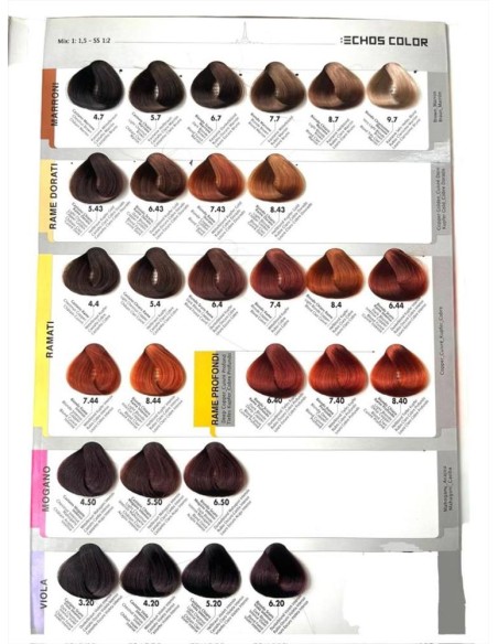 Tinta colorante capelli Echosline linea Echos color 100ml