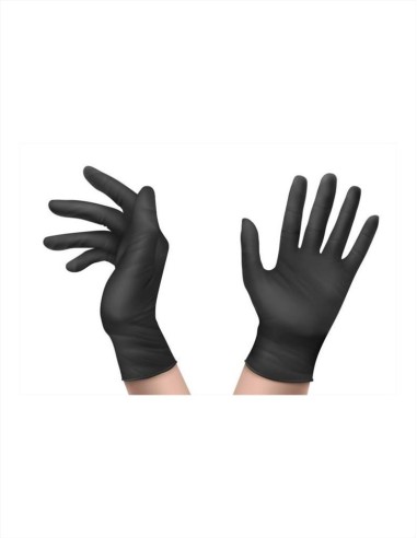 Labor E210 guanti monouso in nitrile nero 100pz - Vendita online | ali