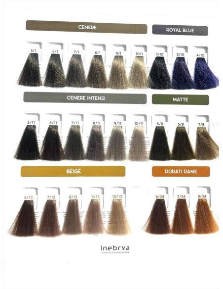 Inebrya colore permanente per capelli 100ml - Vendita online | aligioc