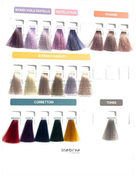 Inebrya colore permanente per capelli 100ml - Vendita online | aligioc